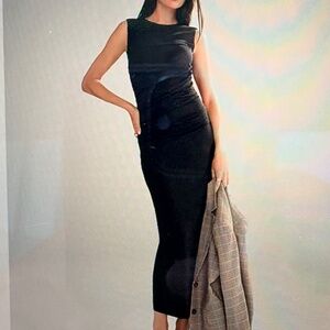 NWT Ann Taylor Knit Ruched Sheath Dress